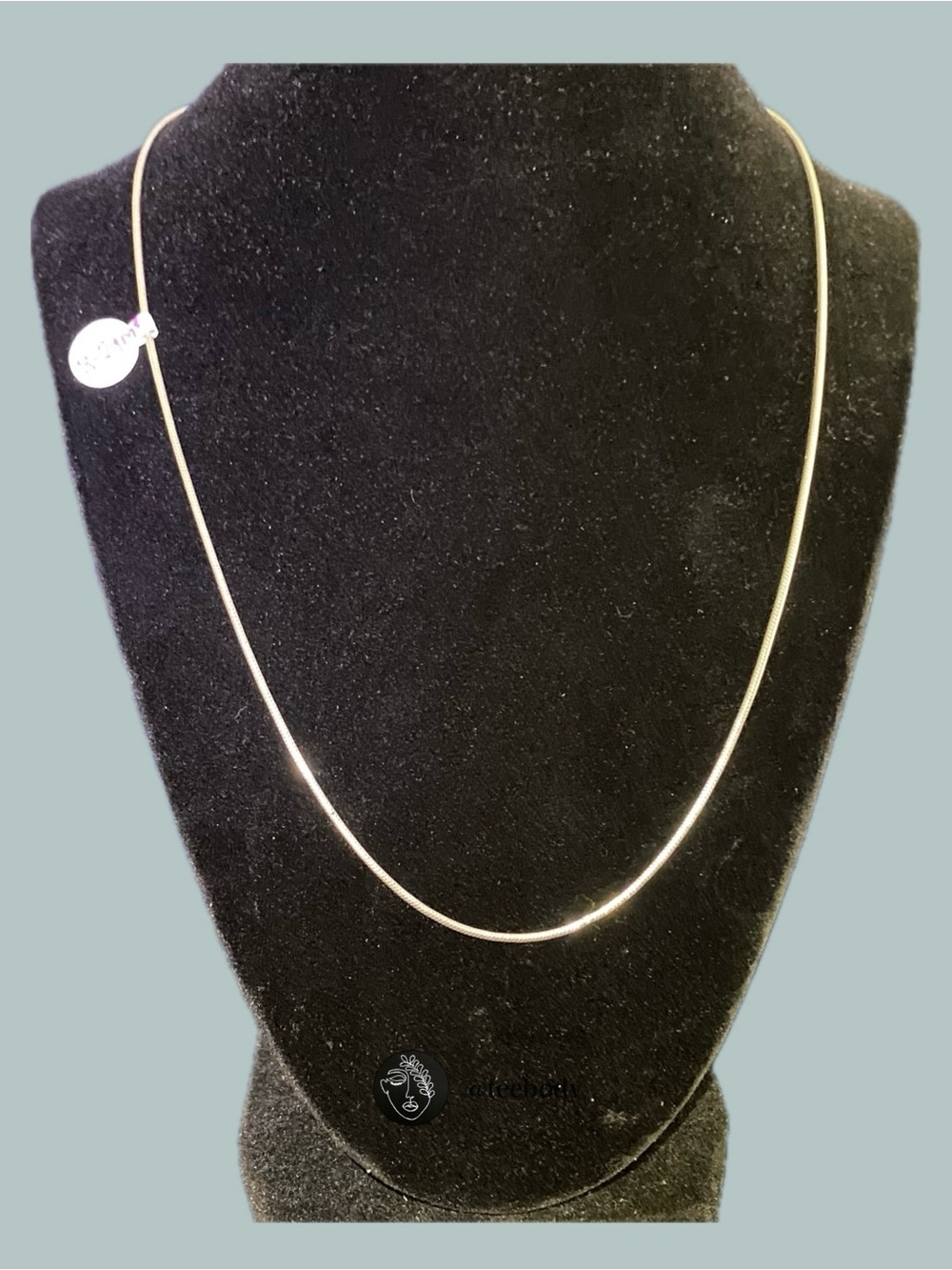 Vintage Italian 925 Sterling Silver 2mm Snake Chain 20" • NWT Gimet Srl
